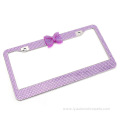 Bling bling customized car license cover